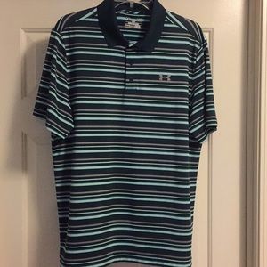 Under Armour Striped Polo Men’s Large